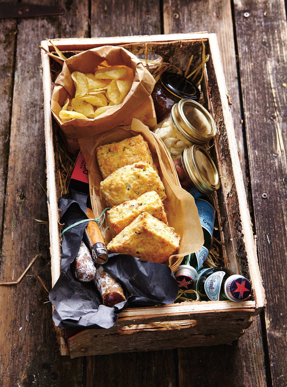 Bacon, Cheddar and Chive Scones