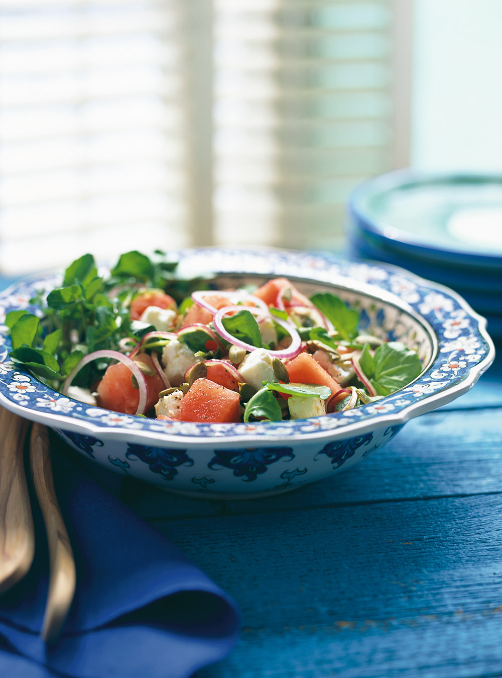 Salade de melon d'eau et de féta