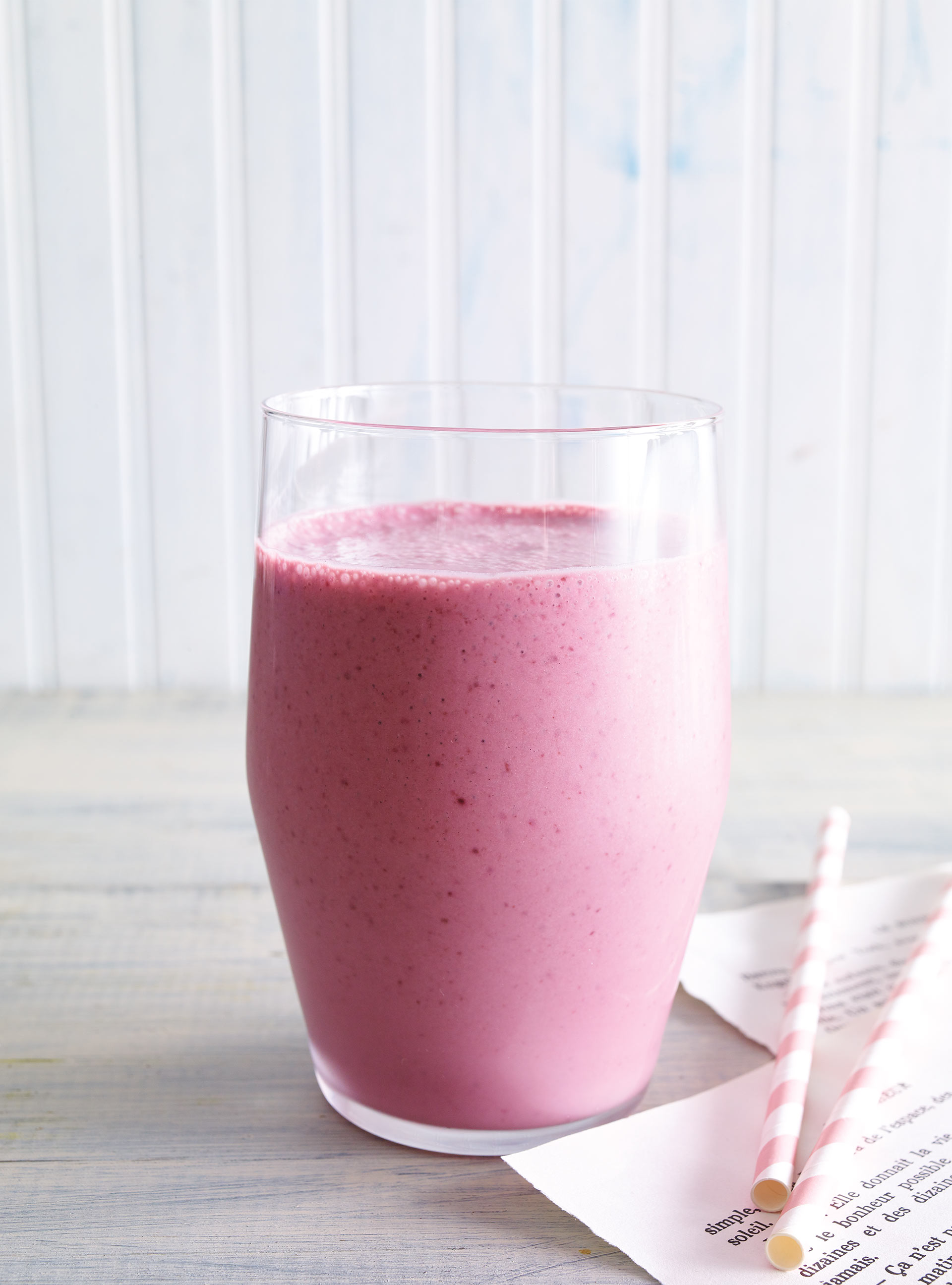 Smoothie aux cerises et au lait de coco