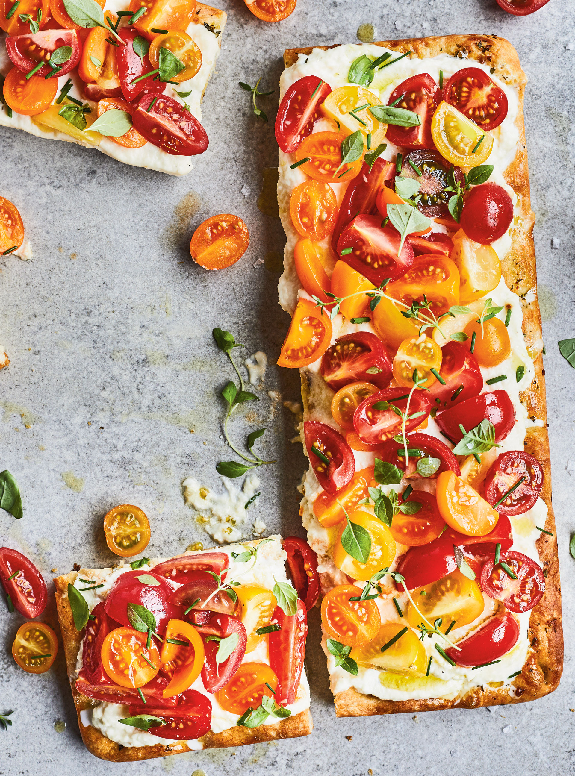 Focaccia with Fresh Herbs