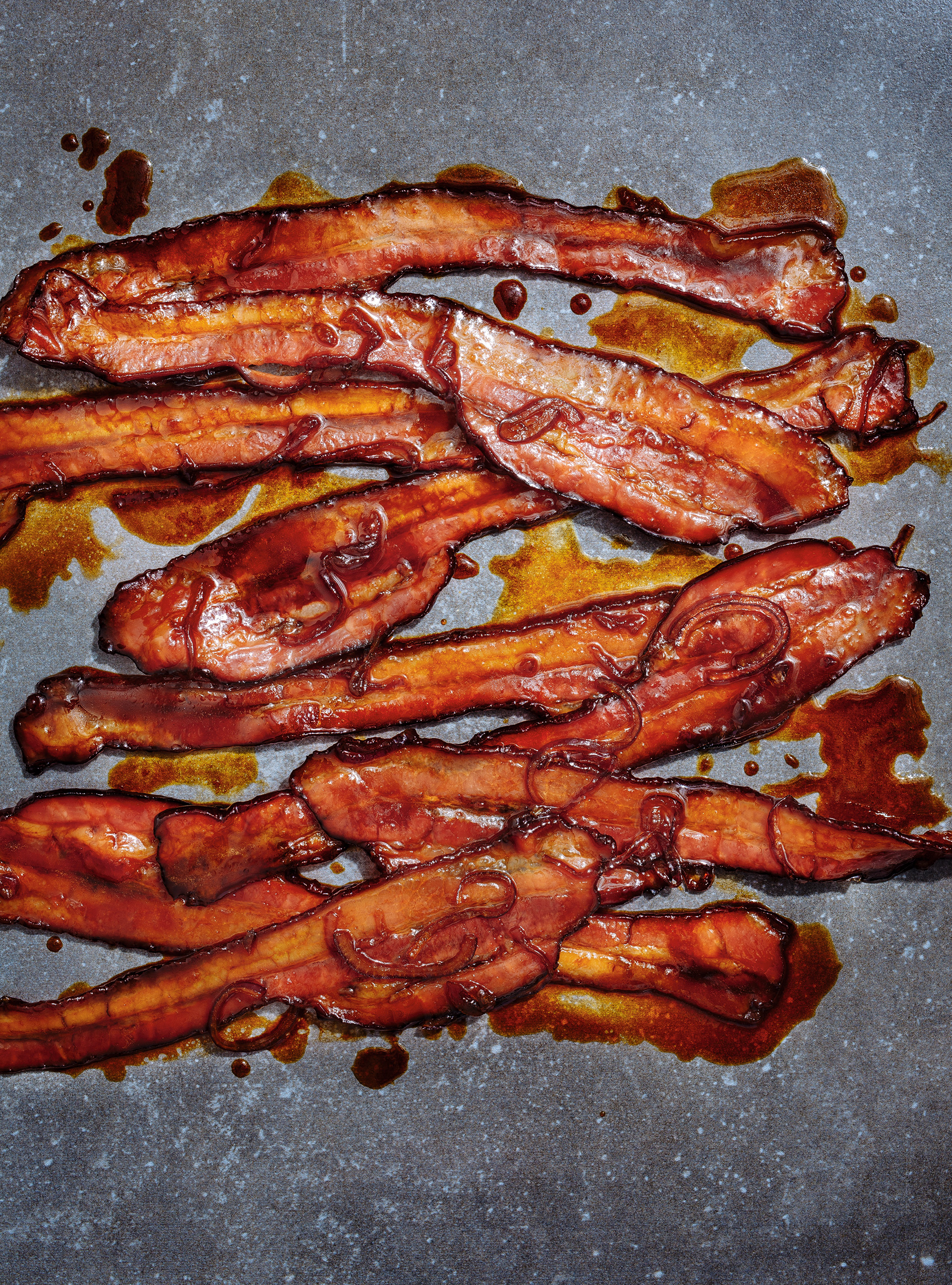 Bacon laqué au café et à l’érable