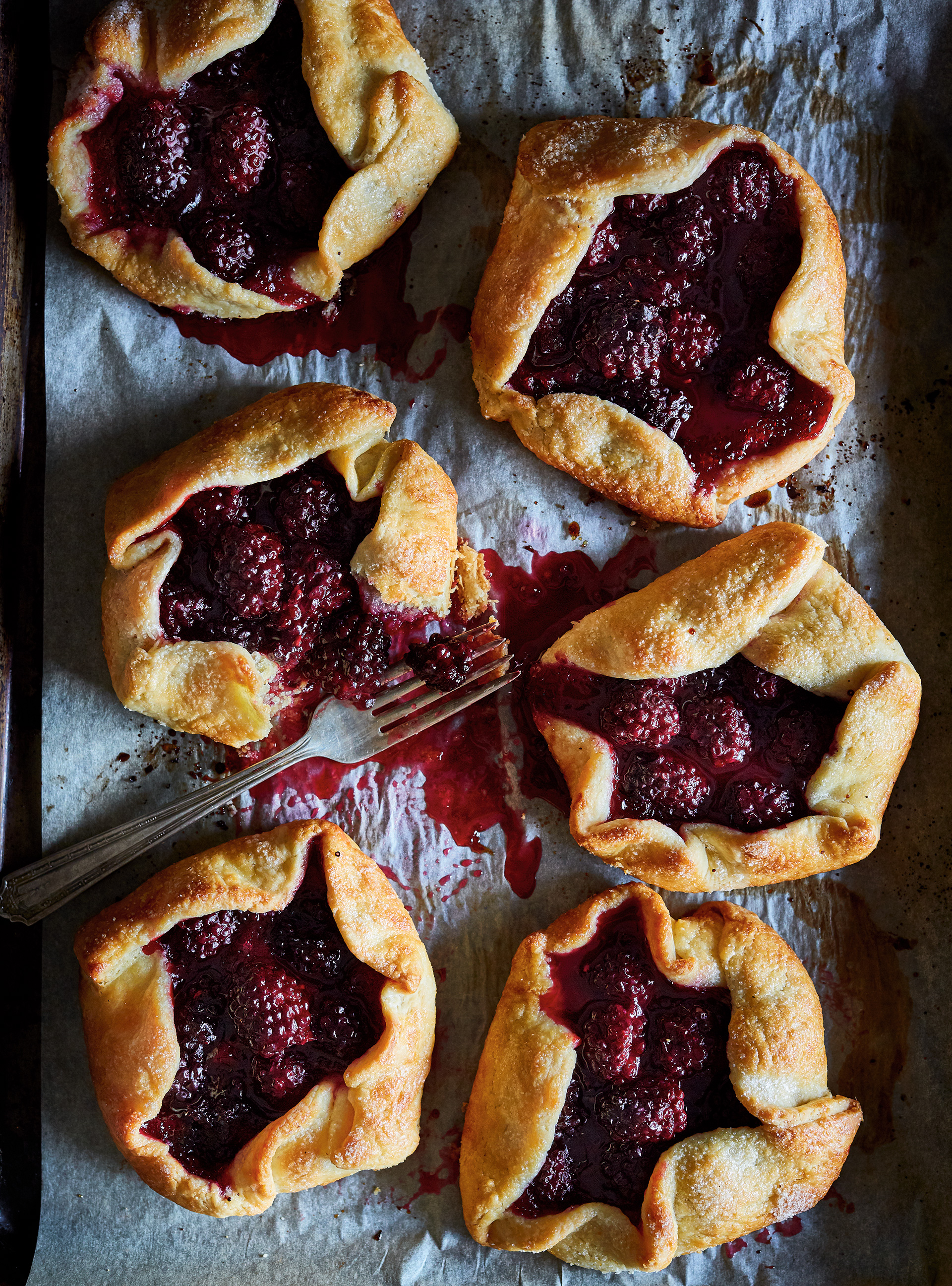 Tartelettes rustiques aux mûres