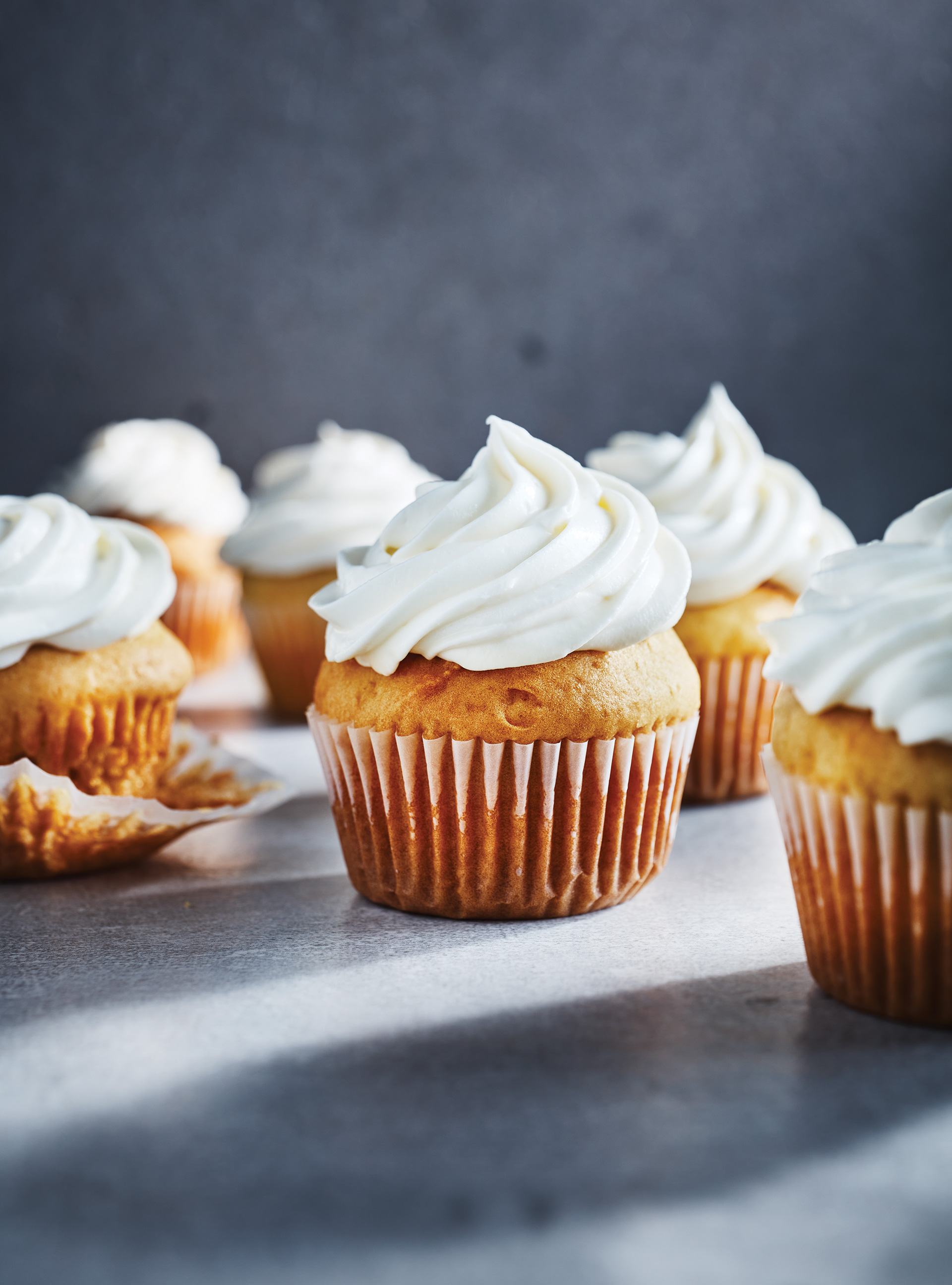 Cupcakes à la vanille moins sucrés