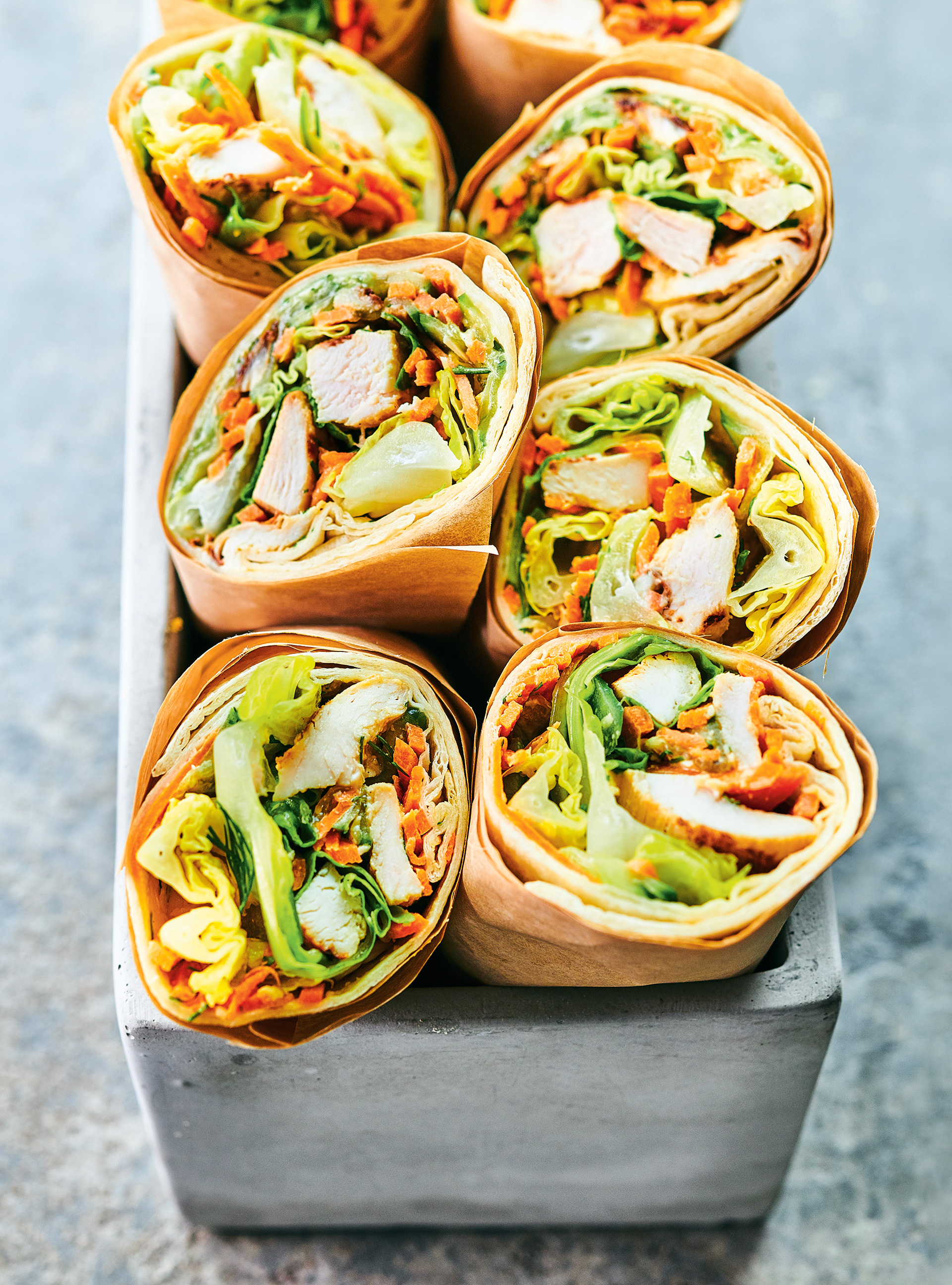 Grilled Chicken Wraps