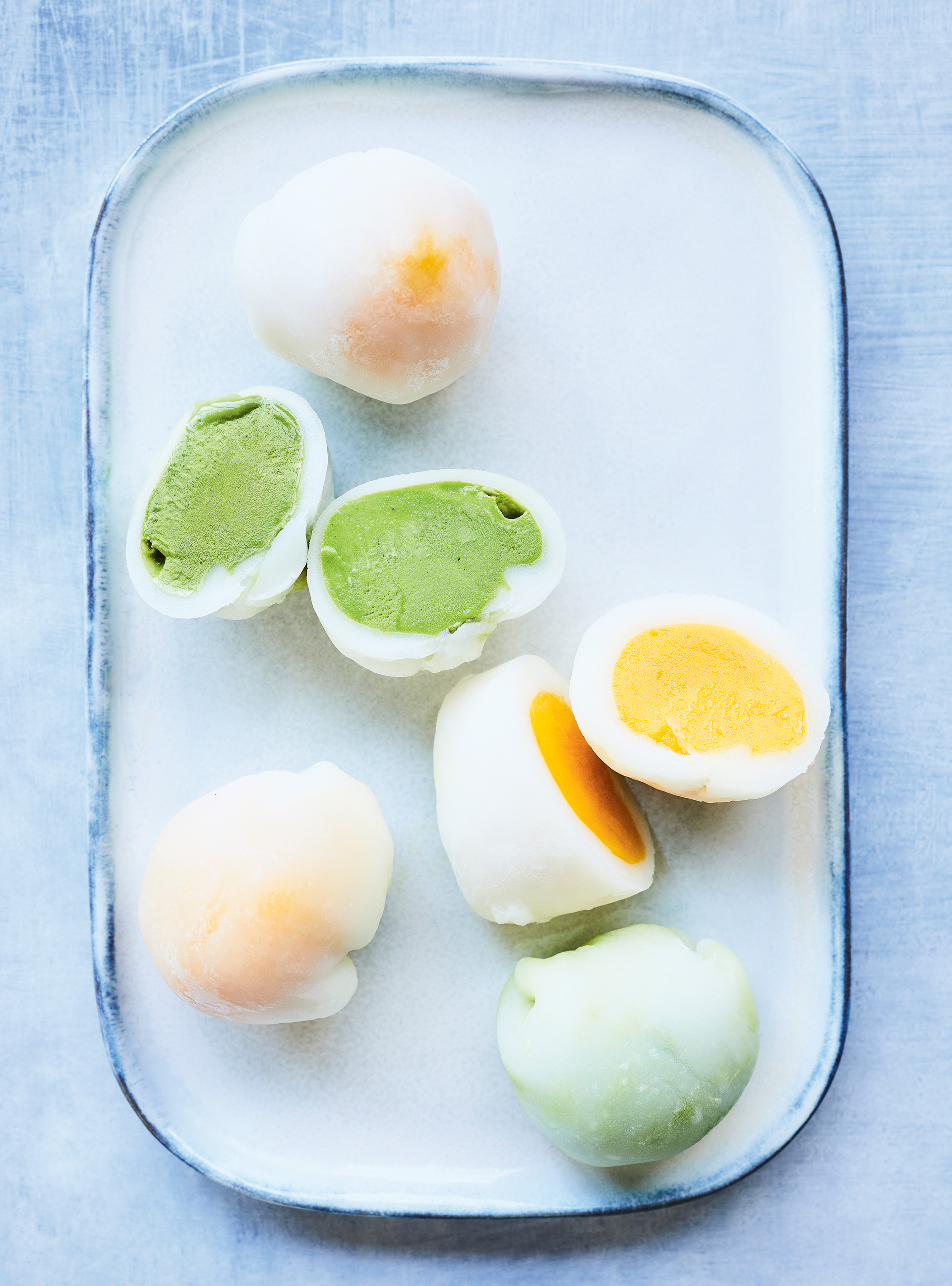 Mochis maison à la crème glacée