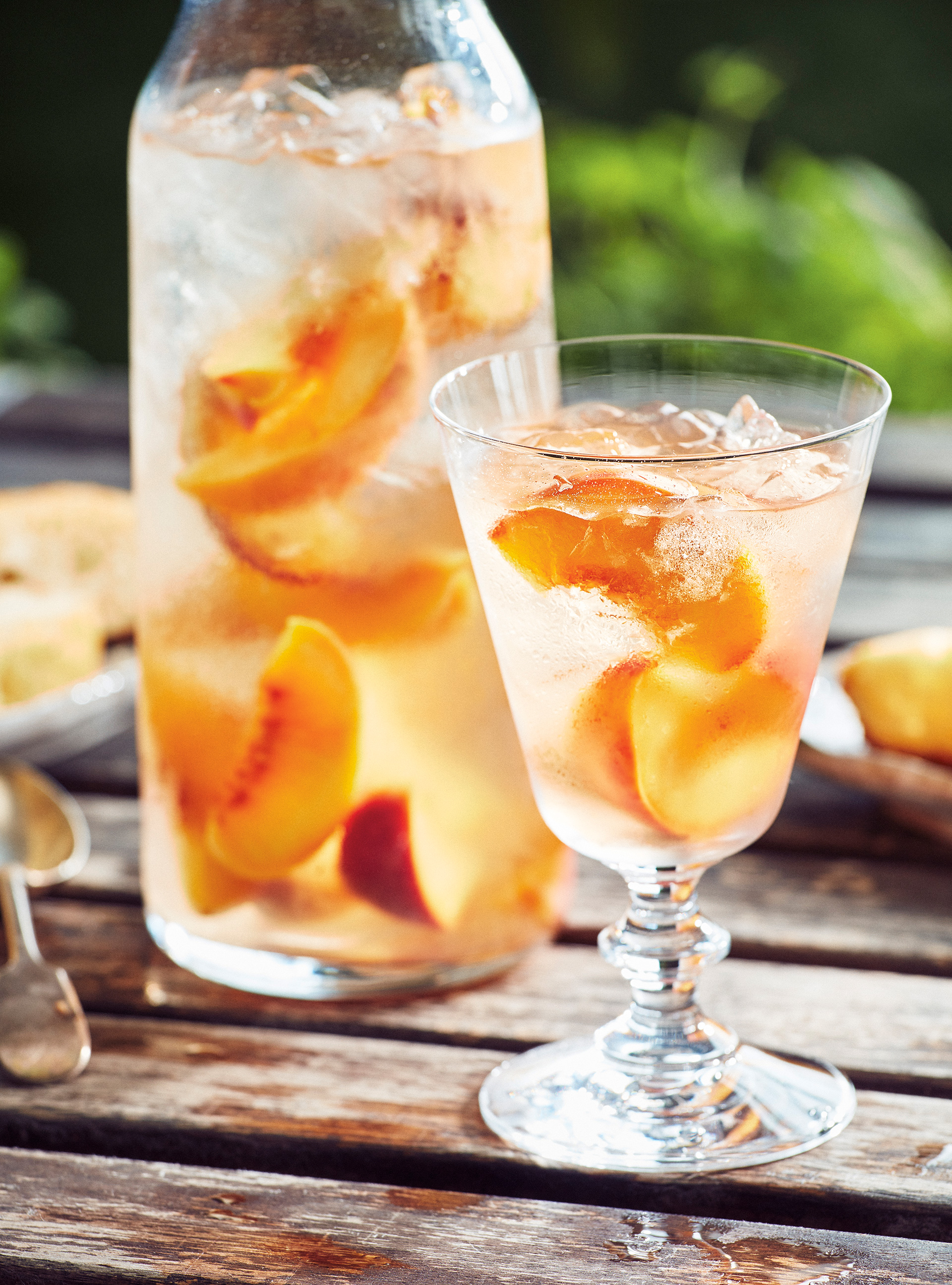 White Sangria with Peaches