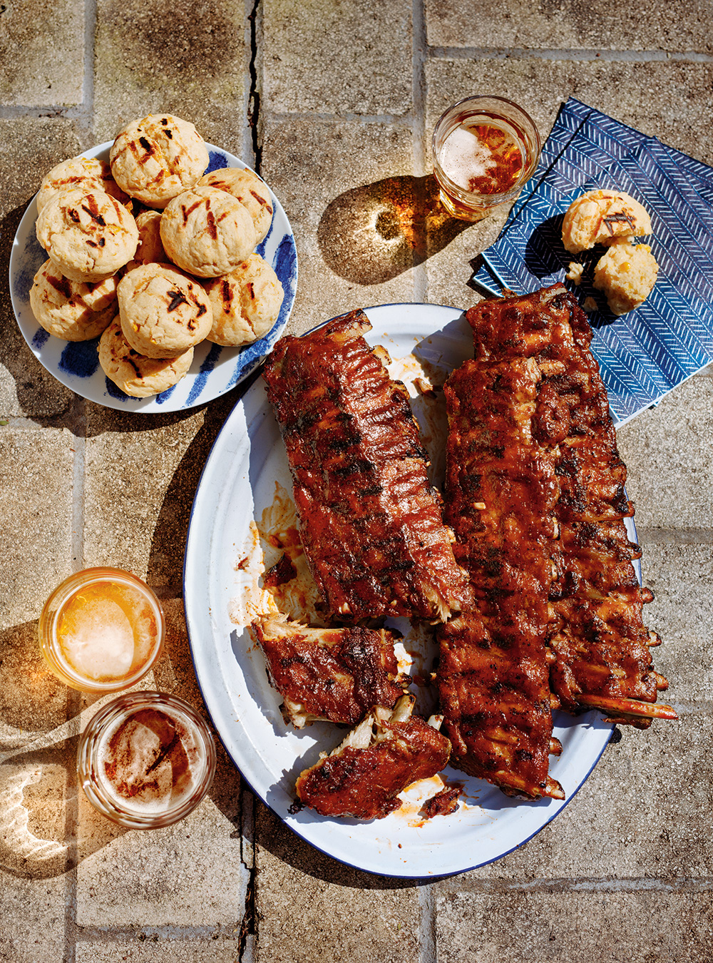 Côtes levées de porc au BBQ